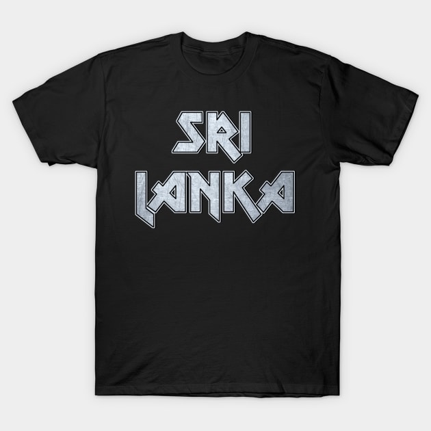 Heavy metal Sri Lanka T-Shirt by KubikoBakhar